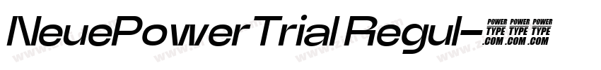 NeuePowerTrial Regul字体转换 NeuePowerTrial Regul字体转换